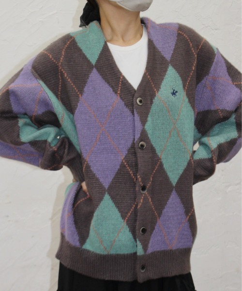 BEVERLY HILLS POLO CLUB（ビバリーヒルズポロクラブ）の「【BEVERLY HILLS POLO CLUB/ビバリーヒルズポロクラブ】モヘヤタッチニット総柄Ｖネックカーディガン（ニット/セーター・レディース・その他/その他1/その他2/その他3/その他5/その他6/その他7/その他4・MEDIUM/LARGE）」の16枚目の写真