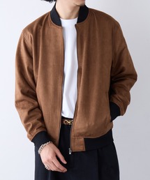 HAUS（ハウス）の「【HAUS】スウェード調裏タフタグランドジャンパー KMW-53311（その他アウター）」