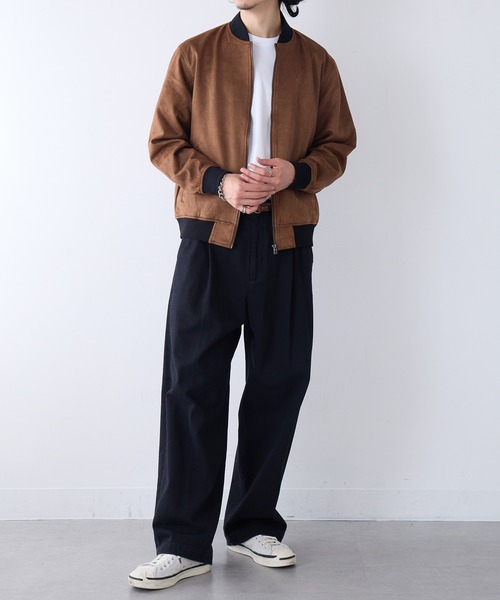 HAUS(ハウス)の「【HAUS】スウェード調裏タフタグランドジャンパー KMW-53311(その他アウター・メンズ・ブラック/ブラウン・LL/M/L)」の12枚目の写真