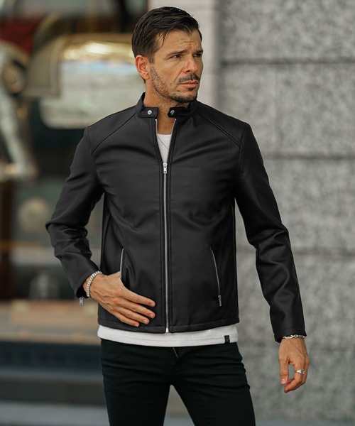 JOKER（ジョーカー）の「本革レザーライダースジャケット（ライダース