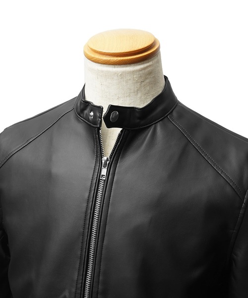 PUレザーシングルライダース メンズ ジャケット アウター レザー