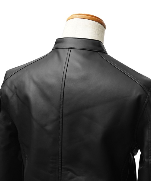 PUレザーシングルライダース メンズ ジャケット アウター レザー