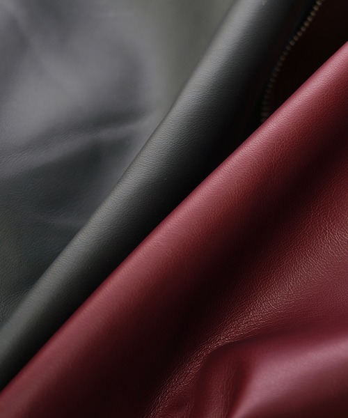 JOKER(ジョーカー)の「PUレザーシングルライダース メンズ ジャケット アウター レザージャケット PU革ジャン PU革ジャケット ブラック 黒 春服 冬服(ライダースジャケット・メンズ・ブラック・LL/L/M)」の15枚目の写真