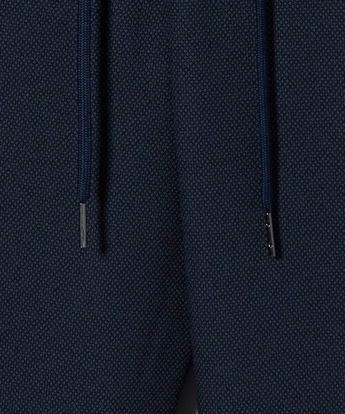 A DAY IN THE LIFE UNITED ARROWS(アデイインザライフユナイテッドアローズ)の「クールファイバー バーズアイ 1プリーツ イージーパンツ-吸水速乾-<A DAY IN THE LIFE>(スラックス・メンズ・ネイビー/ダークグレー・L/M/S)」の9枚目の写真