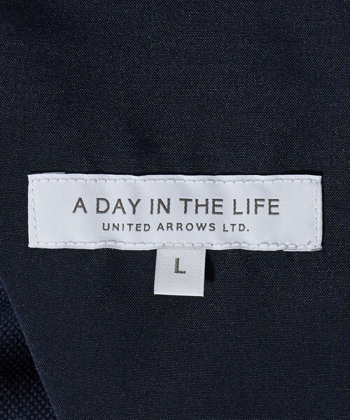 A DAY IN THE LIFE UNITED ARROWS(アデイインザライフユナイテッドアローズ)の「クールファイバー バーズアイ 1プリーツ イージーパンツ-吸水速乾-<A DAY IN THE LIFE>(スラックス・メンズ・ネイビー/ダークグレー・L/M/S)」の15枚目の写真