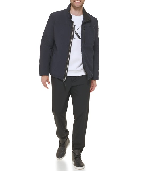 Calvin Klein(カルバン・クライン)の「【 Calvin Klein / カルバン クライン 】SHERPA LINED SOFT SHELL JACKET / シェルパ ラインド ソフト シェル ジャケット(ブルゾン・メンズ・ブラック/ネイビー/ダークグレー・MEDIUM/X-LARGE/LARGE)」の17枚目の写真