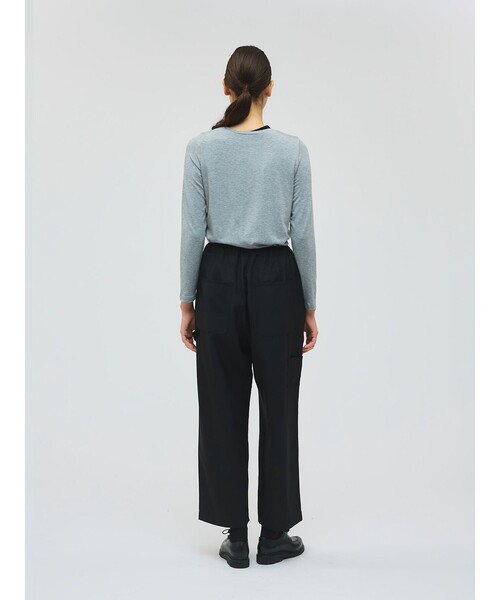 mizuiroind(ミズイロインド)の「mizuiro ind ペインターイージーパンツ(その他パンツ・レディース・ブラック/グレー/ネイビー/ライトグレー・FREE)」の12枚目の写真