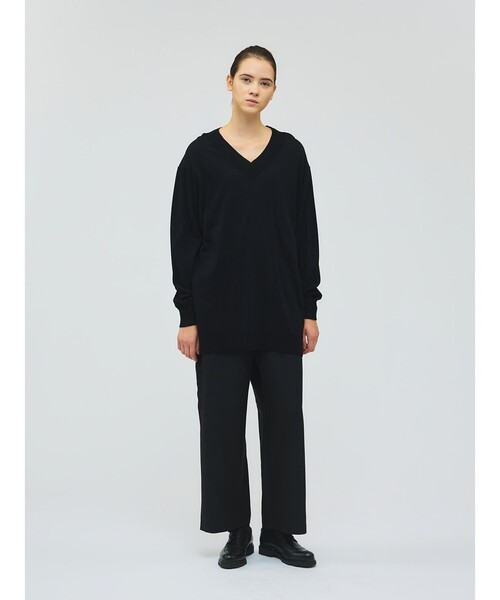 mizuiroind(ミズイロインド)の「mizuiro ind ペインターイージーパンツ(その他パンツ・レディース・ブラック/グレー/ネイビー/ライトグレー・FREE)」の17枚目の写真