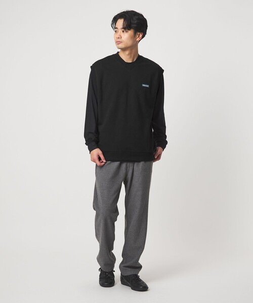 MARMOT（マーモット）の「【別注】＜Marmot＞GLR スタビリティ スウェット ベスト（ベスト・メンズ・ブラック/グレー系/パープル・L/M）」の5枚目の写真