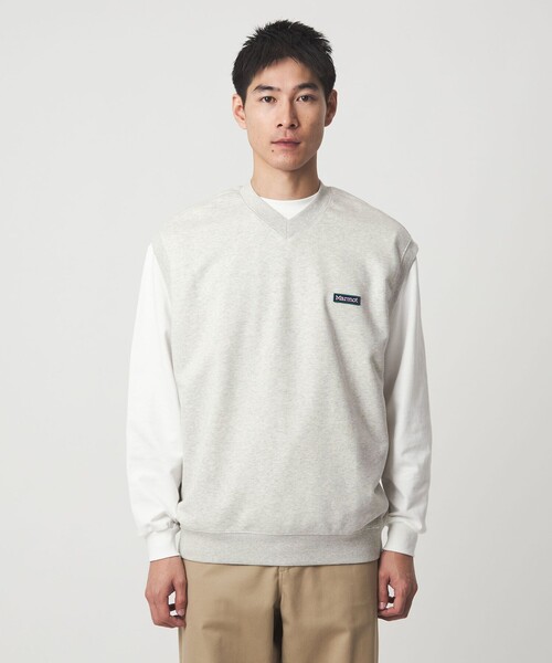 MARMOT（マーモット）の「【別注】＜Marmot＞GLR スタビリティ スウェット ベスト（ベスト・メンズ・ブラック/グレー系/パープル・L/M）」の8枚目の写真