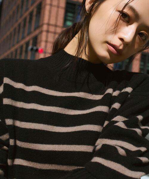 冬ニット人気NO．1！／カシミヤ混】ミドルゲージハイネック