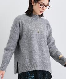 INDIVI | 【冬ニット人気NO.1!/カシミヤ混】ミドルゲージハイネックニット(ニット/セーター)