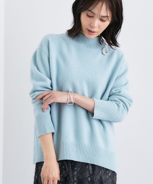 美品　CIVIDINI　チヴィディーニ インターシャ編みニット ミドルゲージ　M 美品 CIVIDINI チヴィディーニ インターシャ編みニット ミドルゲージ M