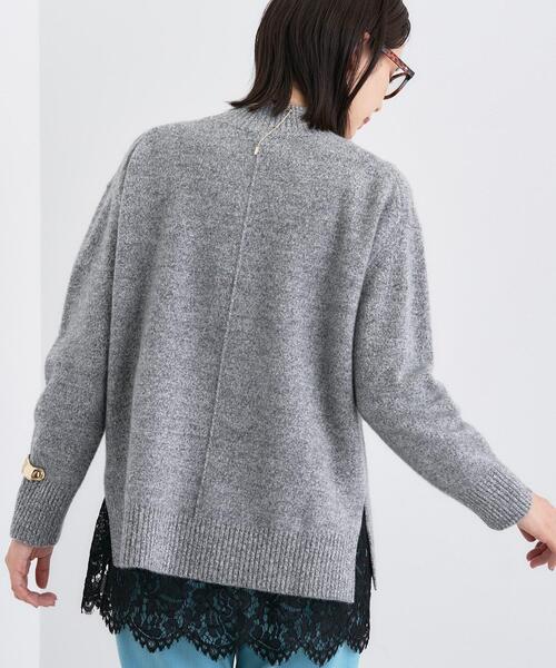 セール】【冬ニット人気NO．1！／カシミヤ混】ミドルゲージハイネック