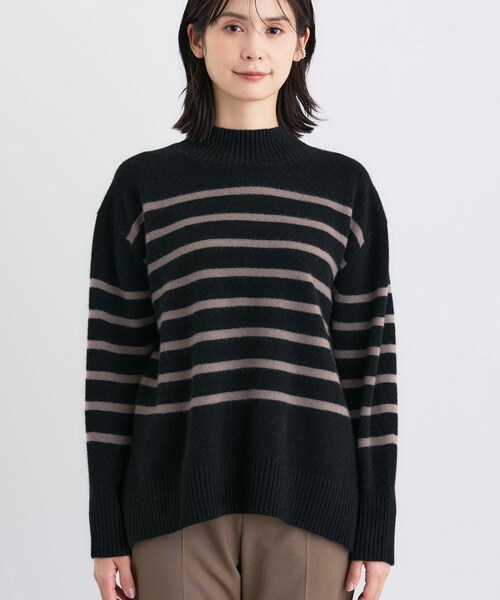 セール】【冬ニット人気NO．1！／カシミヤ混】ミドルゲージハイネック