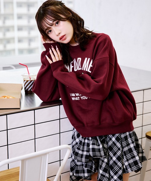 セール】カレッジ裏起毛ロゴトレーナー（スウェット）｜shrita