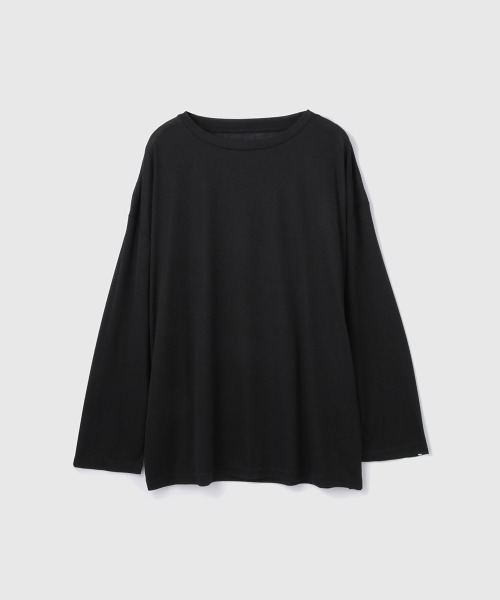 VICKY(ビッキー)の「セミシアーオーバーサイズカットソー≪手洗い可能≫(Tシャツ/カットソー・レディース・ブルー/アイボリー/ブラック・M)」の21枚目の写真