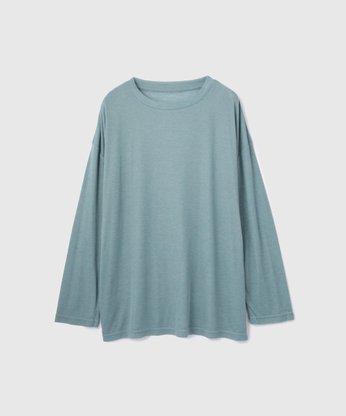 VICKY(ビッキー)の「セミシアーオーバーサイズカットソー≪手洗い可能≫(Tシャツ/カットソー・レディース・ブルー/アイボリー/ブラック・M)」の8枚目の写真