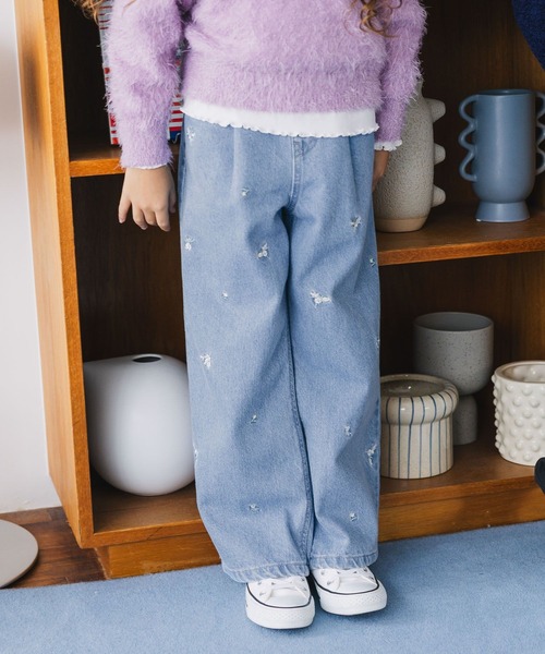 あったかGOODデニムワイド/595633（デニムパンツ）｜GLOBAL WORK