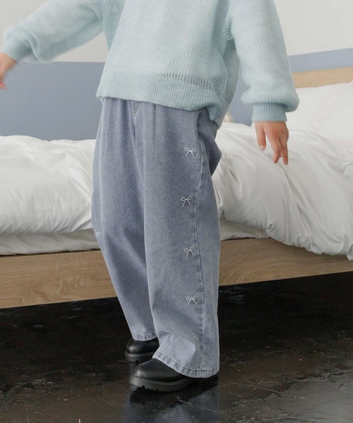 セール】あったかGOODデニムワイド/595633（デニムパンツ）｜GLOBAL