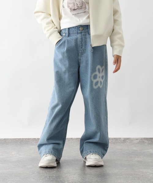 belvet ワイドデニムパンツ 新作 あったかGOODデニムワイド/595633（デニムパンツ）｜GLOBAL WORK