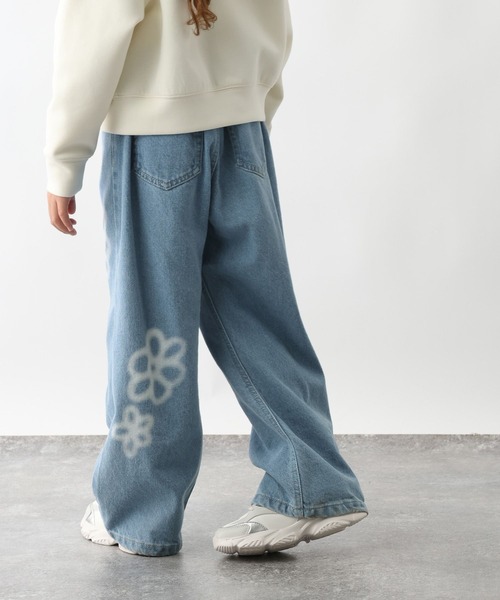 セール】あったかGOODデニムワイド/595633（デニムパンツ）｜GLOBAL