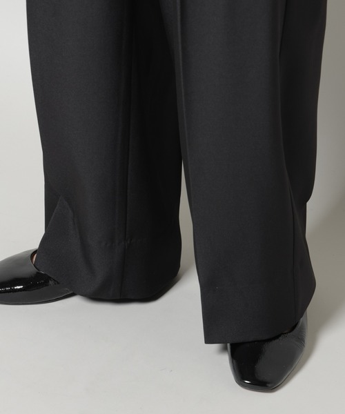 セール】troisieme chaco/TWILL パンツ(セットアップ可)（スラックス