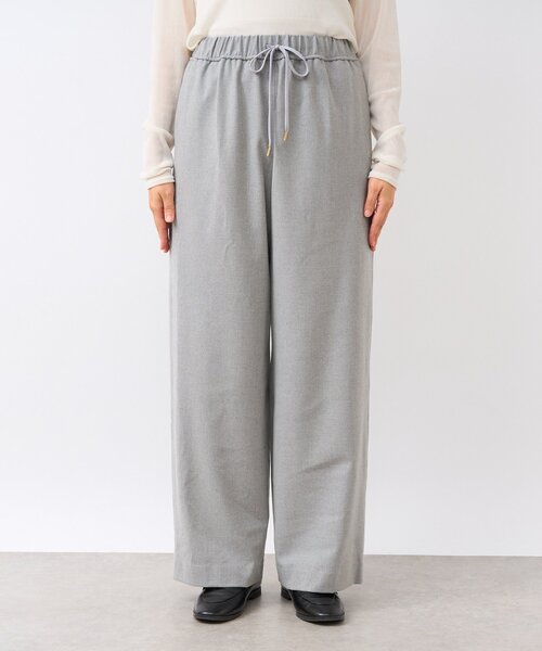 RIVE DROITE（リヴドロワ）の「【真冬まで暖か】両面起毛イージーストレートパンツ（その他パンツ・レディース・グレー/オフホワイト/モカ・38/36）」の20枚目の写真