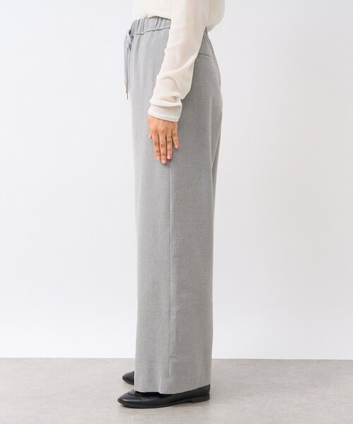 RIVE DROITE（リヴドロワ）の「【真冬まで暖か】両面起毛イージーストレートパンツ（その他パンツ・レディース・グレー/オフホワイト/モカ・38/36）」の19枚目の写真