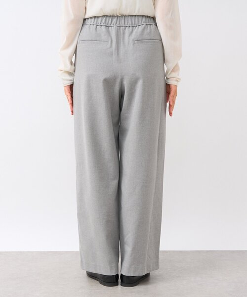 RIVE DROITE（リヴドロワ）の「【真冬まで暖か】両面起毛イージーストレートパンツ（その他パンツ・レディース・グレー/オフホワイト/モカ・38/36）」の18枚目の写真