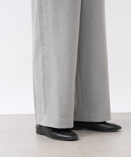 RIVE DROITE（リヴドロワ）の「【真冬まで暖か】両面起毛イージーストレートパンツ（その他パンツ・レディース・グレー/オフホワイト/モカ・38/36）」の15枚目の写真