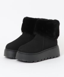 ammy.（エイミードット）の「【 ammy. / エイミードット 】 ボリューム ソール フォールドファー ムートン ブーツ（ブーツ）」