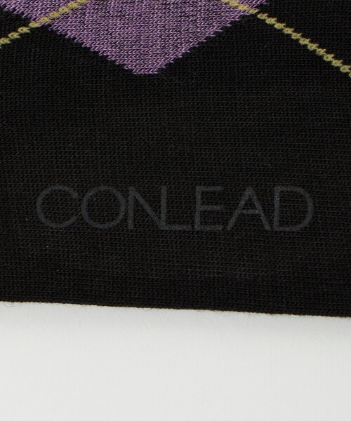 CONLEAD(コンリード)の「<CONLEAD>アーガイル ソックス(ソックス/靴下・メンズ・イエロー/ブラック・FREE)」の6枚目の写真