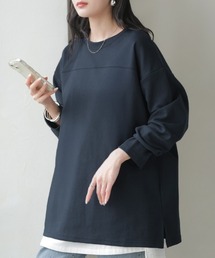 コットンポンチ長袖カットソー