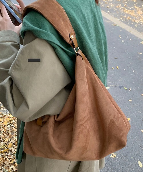 TABI PAL(タビパル)の「ワイドベルト ショルダーバッグ ハンドバッグ(ショルダーバッグ・レディース・ブラウン/キャメル/ピンク・FREE)」の2枚目の写真