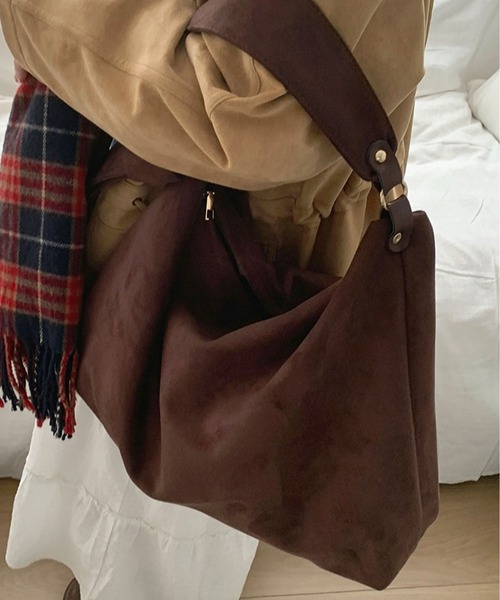 TABI PAL(タビパル)の「ワイドベルト ショルダーバッグ ハンドバッグ(ショルダーバッグ・レディース・ブラウン/キャメル/ピンク・FREE)」の1枚目の写真