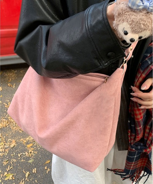 TABI PAL(タビパル)の「ワイドベルト ショルダーバッグ ハンドバッグ(ショルダーバッグ・レディース・ブラウン/キャメル/ピンク・FREE)」の3枚目の写真