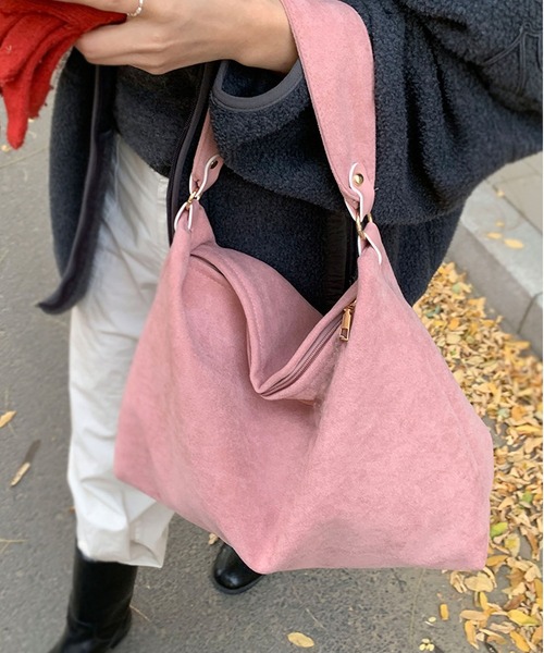 TABI PAL(タビパル)の「ワイドベルト ショルダーバッグ ハンドバッグ(ショルダーバッグ・レディース・ブラウン/キャメル/ピンク・FREE)」の12枚目の写真