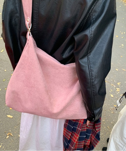 TABI PAL(タビパル)の「ワイドベルト ショルダーバッグ ハンドバッグ(ショルダーバッグ・レディース・ブラウン/キャメル/ピンク・FREE)」の13枚目の写真