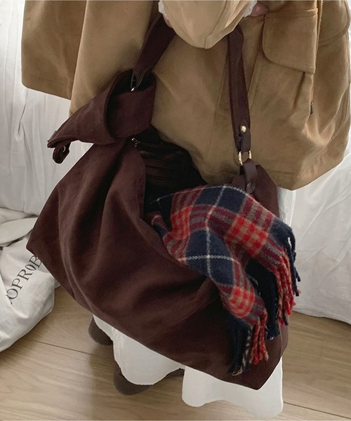 TABI PAL(タビパル)の「ワイドベルト ショルダーバッグ ハンドバッグ(ショルダーバッグ・レディース・ブラウン/キャメル/ピンク・FREE)」の8枚目の写真