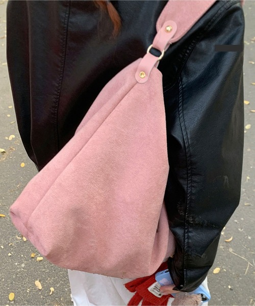 TABI PAL(タビパル)の「ワイドベルト ショルダーバッグ ハンドバッグ(ショルダーバッグ・レディース・ブラウン/キャメル/ピンク・FREE)」の11枚目の写真