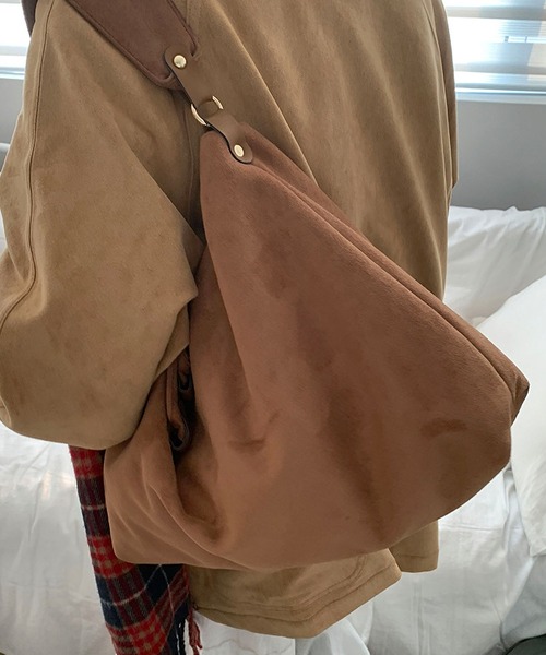 TABI PAL(タビパル)の「ワイドベルト ショルダーバッグ ハンドバッグ(ショルダーバッグ・レディース・ブラウン/キャメル/ピンク・FREE)」の14枚目の写真