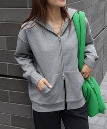 Hu0026M フルジップ パーカー YKKジッパー オリーブグリーン Sサイズ ykk ファスナー」に該当するパーカーファッション通販 - ZOZOTOWN