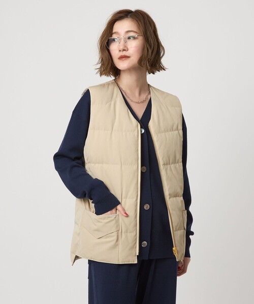 conte＞リバーシブル ダウンベスト（ダウンベスト）｜conte（コンテ