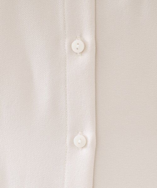 OPAQUE.CLIP（オペークドットクリップ）の「ウエストタックフィット＆フレアワンピース【洗濯機OK】（ワンピース・レディース・オフホワイト/ネイビー・38/40/42）」の10枚目の写真