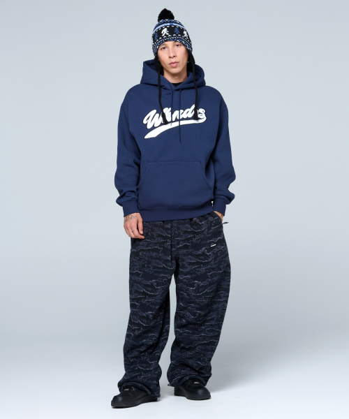 WKNDRS（ウィーキャンドース）の「BASEBALL APPLIQUE HOODIE (NAVY)（パーカー・レディース・その他・X-LARGE/MEDIUM/LARGE）」の7枚目の写真