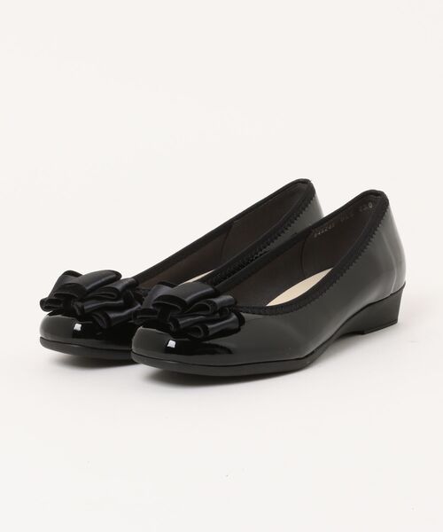 Bridget Birkin(ブリジットバーキン)の「【Bridget Birkin Walk】リボンウォーキングパンプス(55245B)(パンプス・レディース・ブラック/ベージュ/グレー・23.5/24/23)」の2枚目の写真