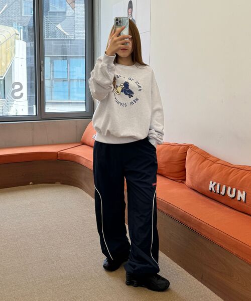 Kijun(キジュン)の「Logo Woven Jogger Pants Navy(スウェットパンツ・レディース・その他・SMALL/MEDIUM)」の6枚目の写真