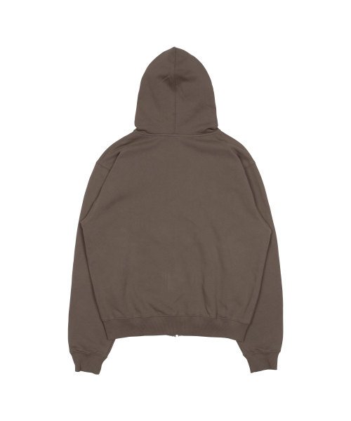 THECOLDESTMOMENT(ザコールデストモーメント)の「TCM frame hooded zip-up (brown)(パーカー・レディース・その他・SMALL/MEDIUM/LARGE)」の6枚目の写真