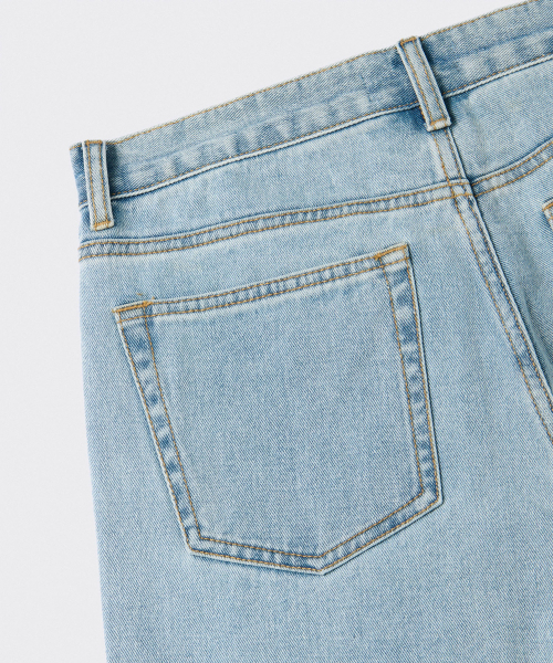 MUSINSA STANDARD（ムシンサスタンダード）の「ストレートデニムパンツ [スカイブルー]（デニムパンツ・メンズ・その他・40/38/42/36/34/32/30/31/33/26/27/28/29）」の7枚目の写真
